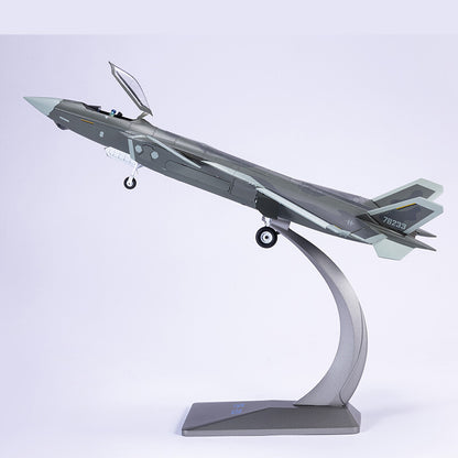 1:48 46CM AF1 China J-20 Stealth Fighter Plane Diecast Military Aircraft Model