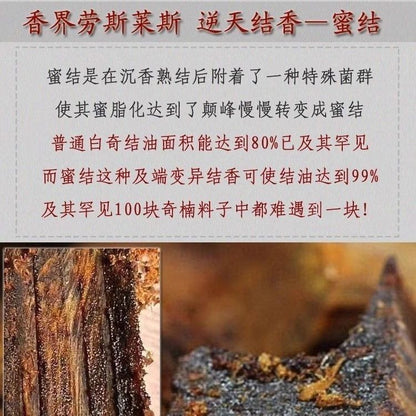 12MM-17 Beads Vietnam Agarwood Premium Dark Oil Male Female Bracelet