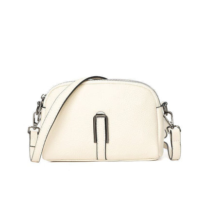 Shell Sling Vintage Purse Handbag Genuine Leather Tote Shoulder Messenger Purse