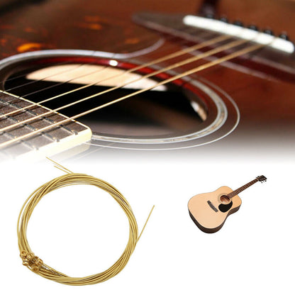 3 Pack of 6 Guitar Strings Replacement Steel String for Acoustic Guitar 1st-6th