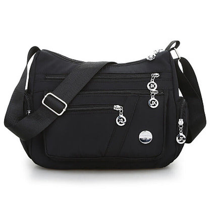 6 Colors Waterproof Nylon Bag Fashion Women Single Shoulder Bag Crossbody Bag,
