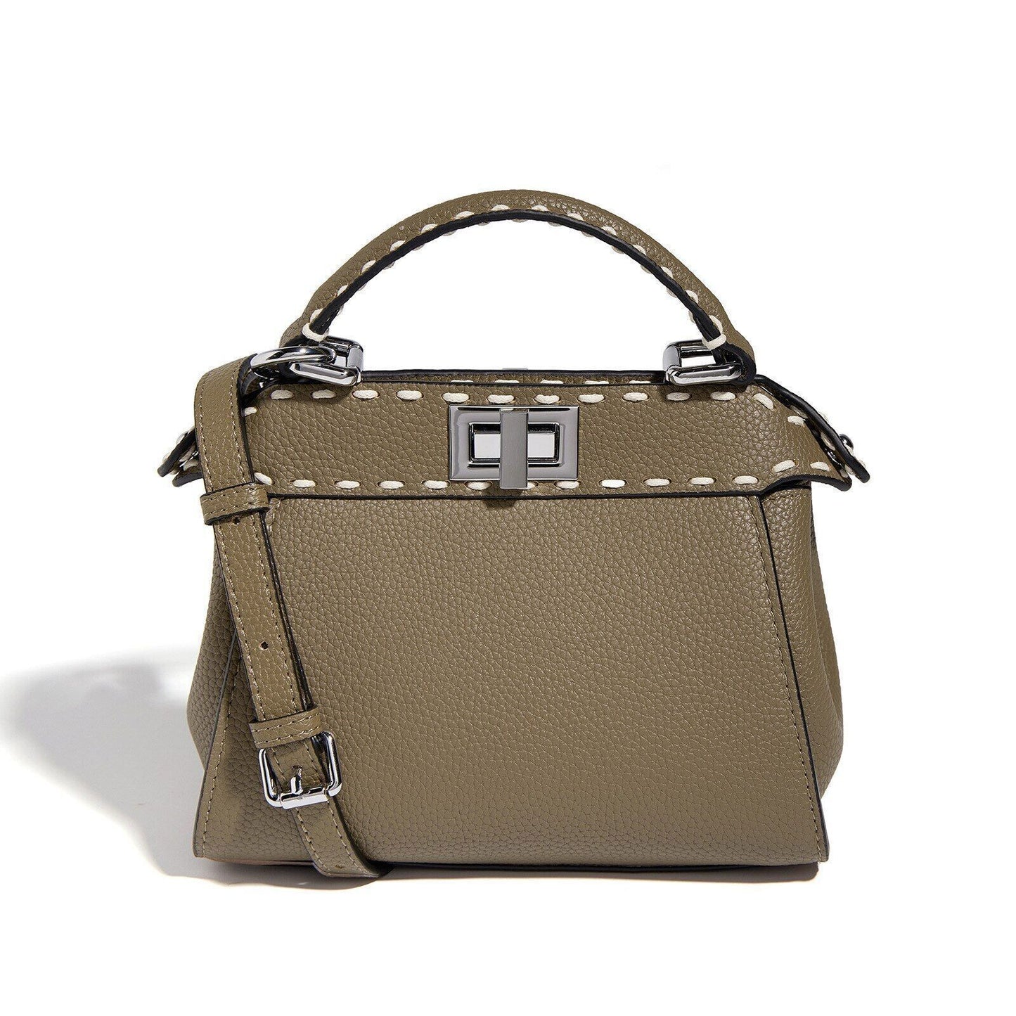 Cowhide Mini Tote Bags Women Handbags Hand Crossbody Shoulder Bag