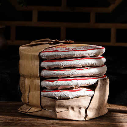 357g Yunnan Tea Ripe Puerh Tea Chen Yun Pure Material Pu'er Tea Cake Pu'er King