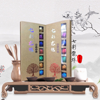 168g Holiday Gift Tea Big Tree Puerh Tea Raw Tea Colorful Dragon Pearl Tea