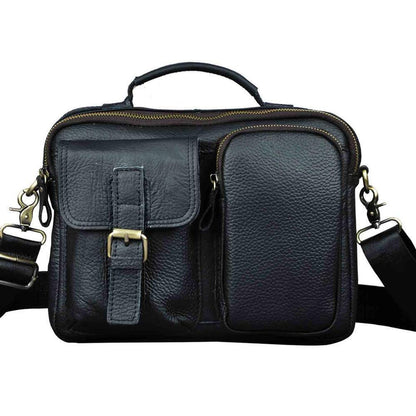 Quality Leather Male One Shoulder Messenger Bag Fashion Cross-body Bag