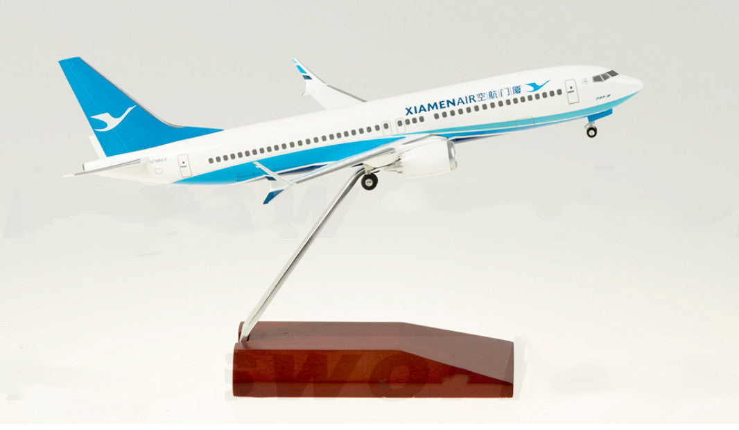 1:200 Hogan XIAMENAIR BOEING 737 MAX 8 Plane Airplane ABS Plastic Aircraft Model