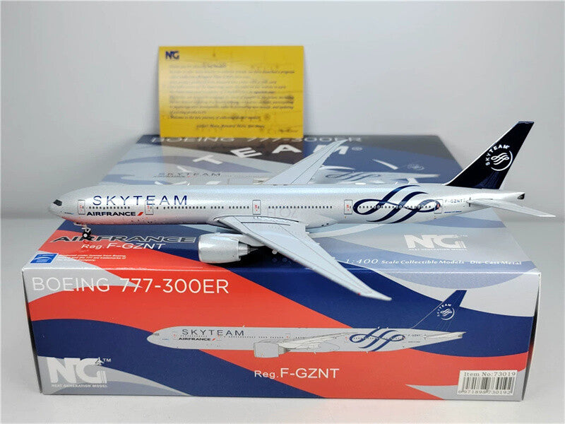 NG Models Air France for Boeing B777-300ER F-GZNT SkyTeam 1:400 Aircraft Model