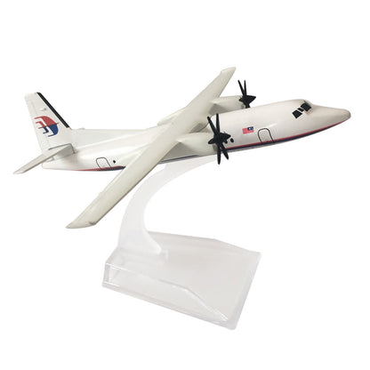 1:400 16cm Aircraft Malaysia Fokker FK-50 Alloy Plane Model Airplane Ornaments