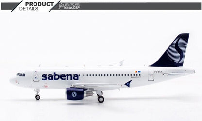 1:200 InFlight Sabena AIRBUS A319 Passenger Airplane Diecast Aircraft Model
