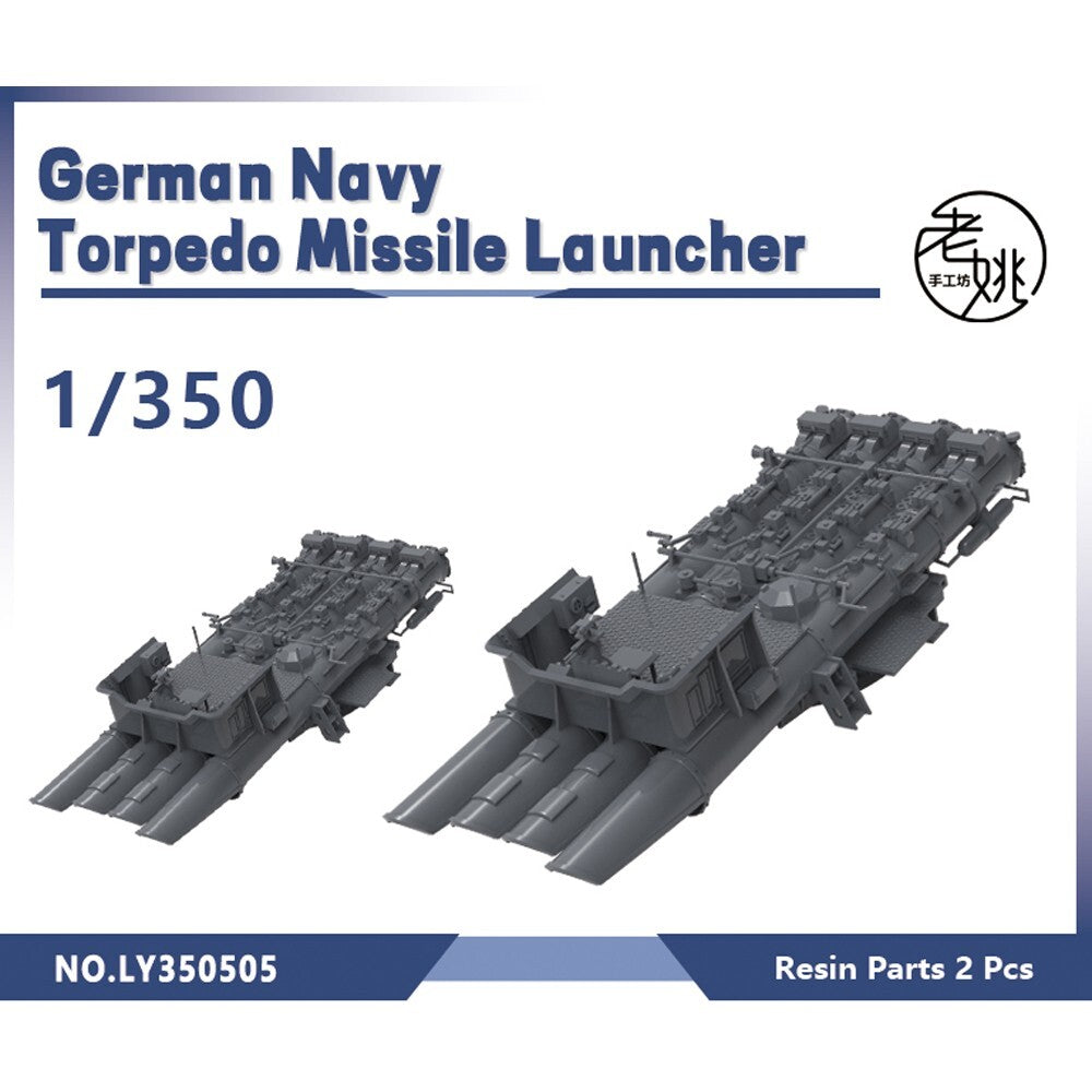 Yao's Studio LY350505 1/350 Model Upgrade German Navy Torpedo Missile Launcher