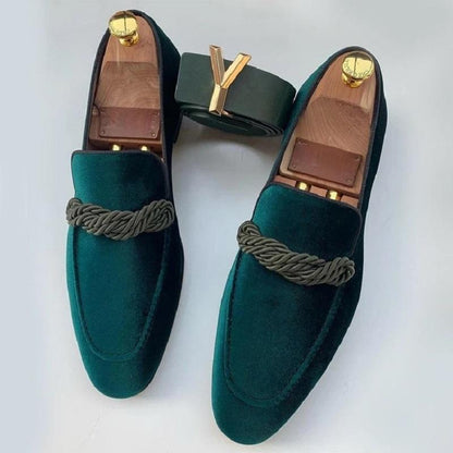 Men's Loafers Leather Shoes Men Driving Shoes Wedding Male Dress Shoes