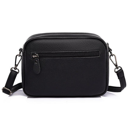 Genuine Leather Cowhide Fashion Bag Small Shoulder Purse Soft Crossbody Handbag
