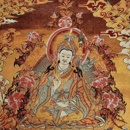 36 "Tibetan Silk Hand Embroidery Nepalese Tangka Embroidery Tara Buddha Statue"