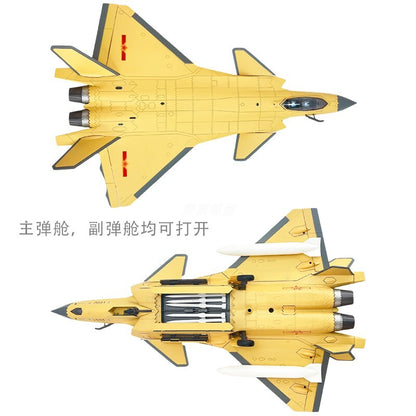 1:45 45CM J-20S Stealth Fighter Jet Aeroplane Diecast Military Aircraft Model