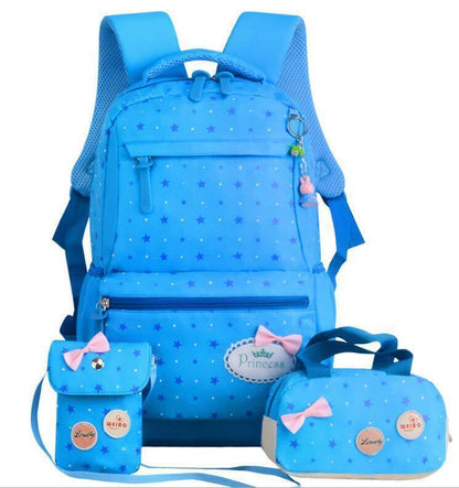 Backpack Girls Kids School Bags 3 Pcs/Set Schoolbag School Rucksack