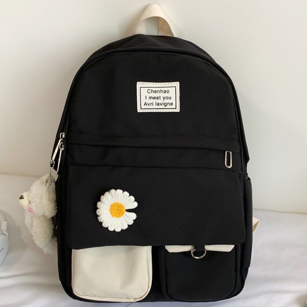 College Student Backpack School Bags Book Nylon Purse 29*14*43 CM Traveling 1 PC