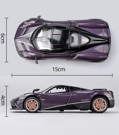 1:32 Pagani Huayra Dinastia Diecast Model Car Collection Toy Vehicle Sound Light