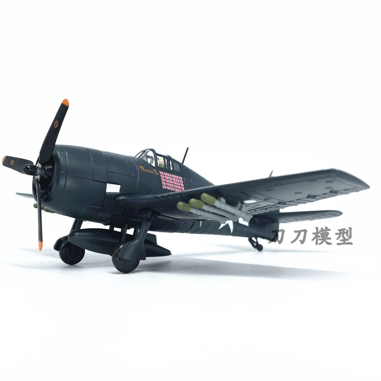 1:72 World War Ii American F6f Hellcat Alloy Aircraft Fighter Model