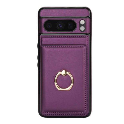 Wallet Case with Rotation Ring for Google Pixel 9 Pro XL/ 9 Pro/ 8 Pro/ 8A/ 6A