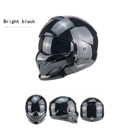 Open Face Full Face Helmet Motorcycle Helmet for Street Bike Cruiser Scooter DOT