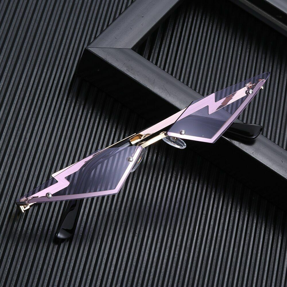 Sunglasses Diamond Shape Retro Sun Glasses UV400 Trendy Narrow Frame Streetwear