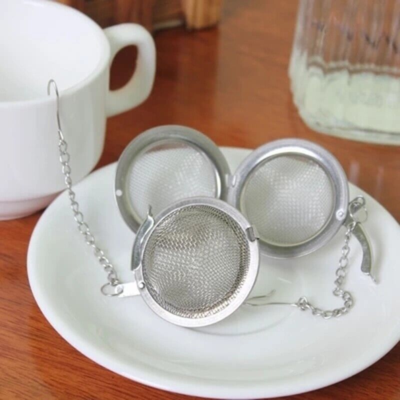 Tea Infuser Tea Ball Strainer Mesh Filter Herbal Ball Tea Tools Stainless Steel