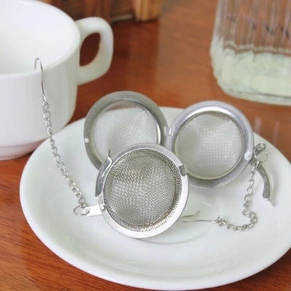Tea Infuser Tea Ball Strainer Mesh Filter Herbal Ball Tea Tools Stainless Steel