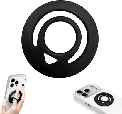 Double Sided Magnetic Silicone Ring Grip Phone Holder, Soft and Portable, Strong