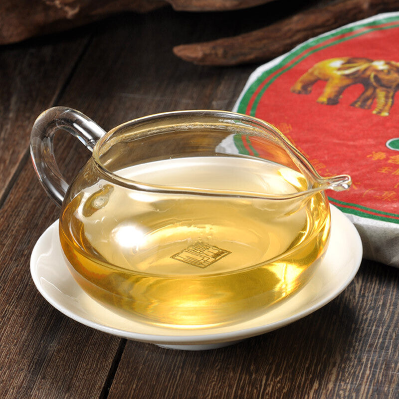 Xiaguan 2012 Shunyu Renchen Special Made FT 88 Green Cake 357g Puer Raw Tea