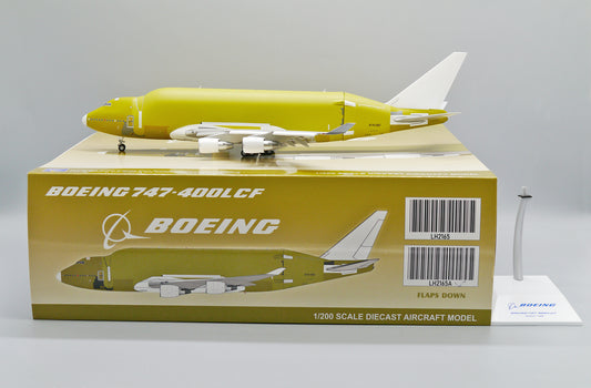1:200 JC Wings Boeing Factory Plane 747-400 Yellow Livery Diecast Aircraft Model