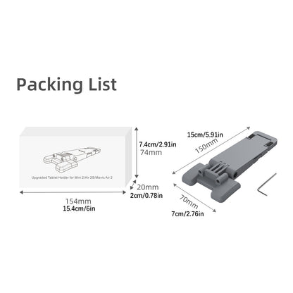 Tablet Holder Bracket For DJI Mini 2, Mini3 Pro, Maivc Air 2/Air 2S Controller,