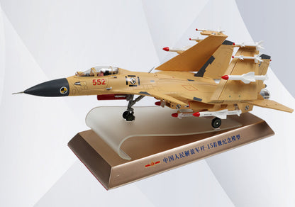 1:48 46CM PLA J-15 Shipborne Fighter Airplane Diecast Military Aircraft Model