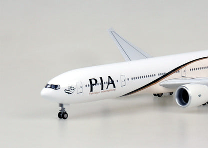 47CM 1:157 PIA Pakistan BOEING 777-300ER Airplane Landing Gears Resin Model