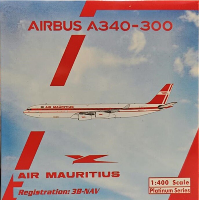 1:400 Phoenix Air Mauritius A340-300 Airplane Diecast Aircraft Plane Model