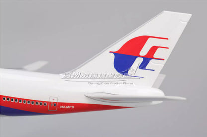 47CM 1:150 Malaysia Airlines BOEING 747-400 Airplane Landing Gears Resin Model