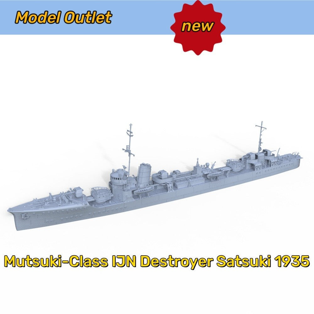 SSMODEL 1/300 Military Model Kit Mutsuki-Class IJN Destroyer Satsuki 1935