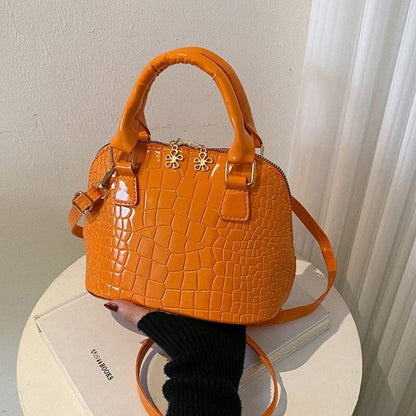 Small Shoulder Bag Fashion Leather Shell Handbag Crossbody Purse 20.5*13.5*16 CM