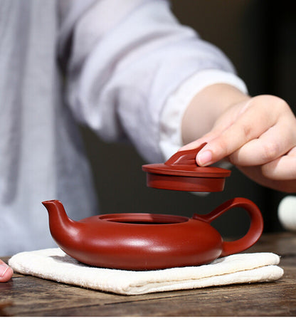 180ml Chinese Yixing Purple Clay Teapot Gongfu Teaset Handmade Tea Ceremony