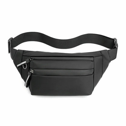 Men Belt Bag Chest Pack Male Waist Bag Sports Pack Men's Travel Shoulder Bags