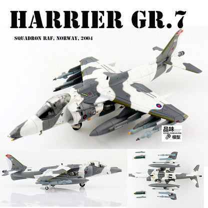 HM 1/72 British Harrier jump jet alloy model Harrier GR.7 snow hawk training