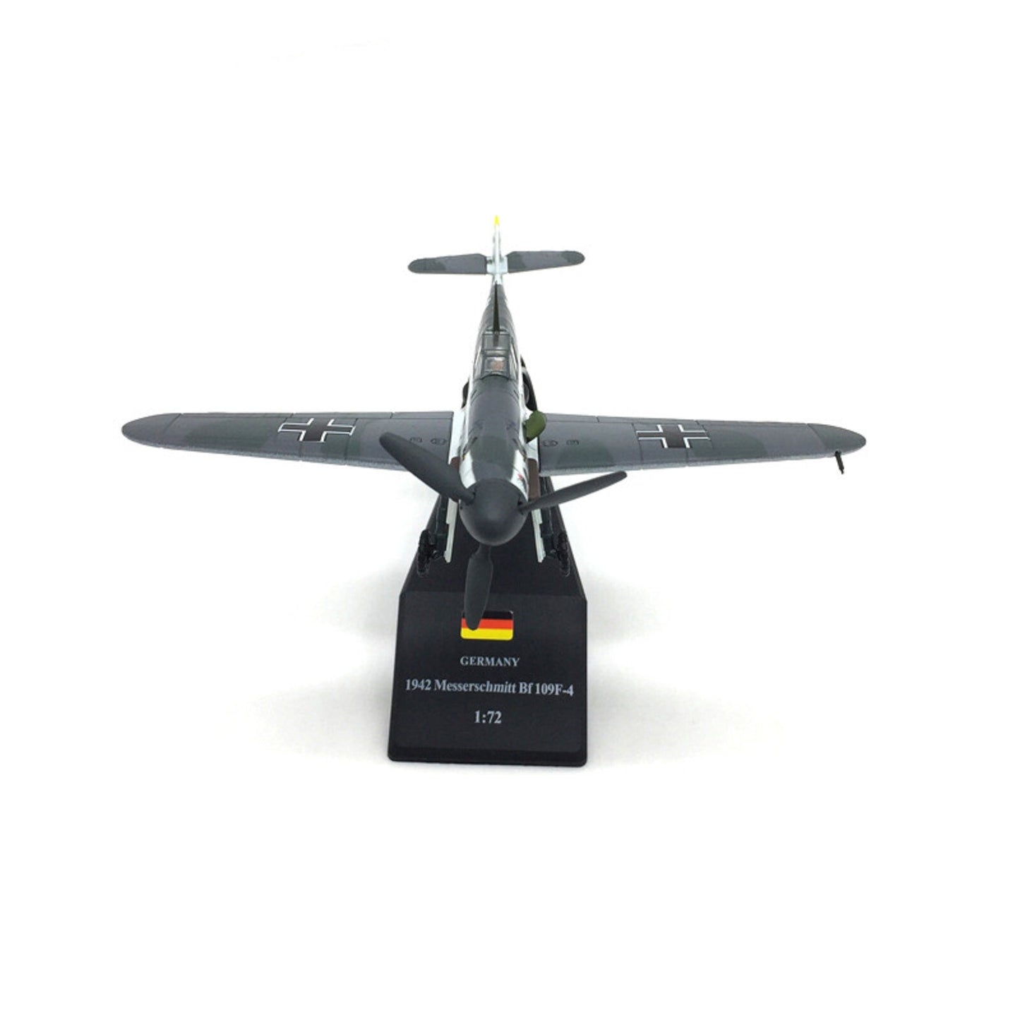 1/72 WW2 BF109 Fighter Aircraft Military Model Diecast Plane Ornament Craft Gift