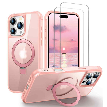 For iPhone 16 15 14 13 12 11 Pro Max Plus Mag-Safe Case with Screen Protector