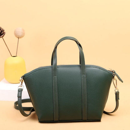 Genuine Leather Shoulder Bag Crossbody Handbag Totes Messenger Purse 20*17*9 CM