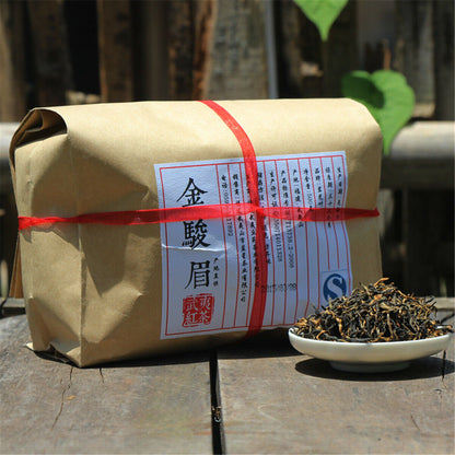 Organic Jin Jun Mei Black Tea Golden Eyebrow Wuyi Kim Chun Mei Black Tea 500g