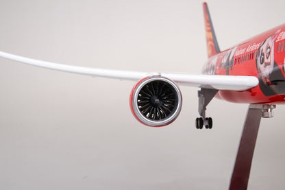 1:130 43CM Hainan Airlines BOEING 787 Passenger Plane Landing Gear Resin Model