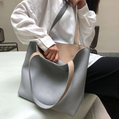 Ladies Shoulder Bag Women Student Book Shopping Bag Tote Handbag