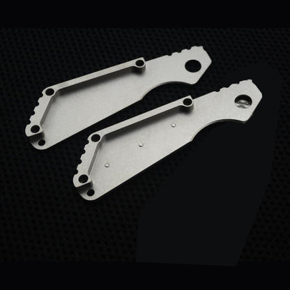 TC4 Blade Handle Scale for STRIDER SNG Flat Stone Washing with Brass Primer