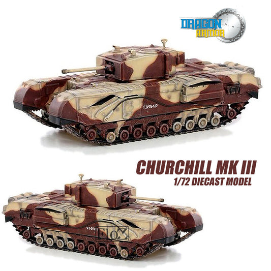 Gragon Churchill Mk III 1/72 DIECAST MODEL FINISHED TANK