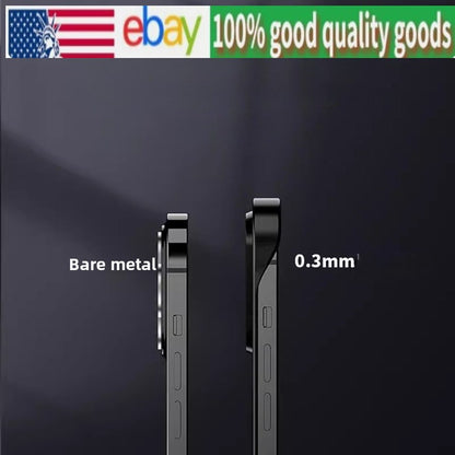 Suitable for Apple 17/16/15 matte borderless magnetic phone case ultra-thin PC
