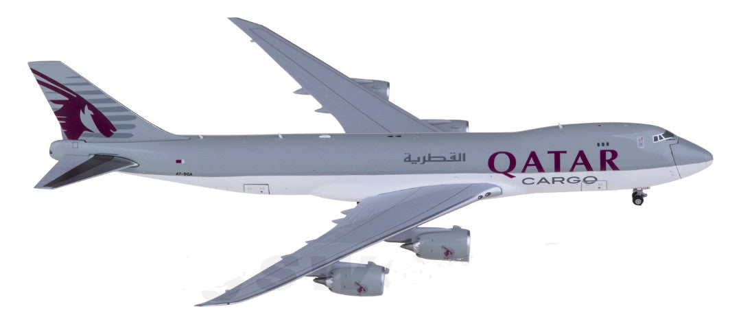 1:400 JC Wings Qatar Boeing 747-8F Airplane Diecast Aircraft Plane Model